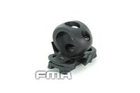 FMA 0.83' / 21 mm Flashlight helmet mount &ndash; black
