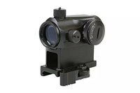AIMO A1 replica collimator sight with QD and low mount - black