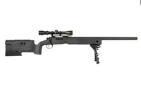 SA-S02 CORE&trade; Sniper Rifle Replica with Scope and Bipod - Black