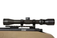 SA-S02 CORE&trade; Sniper Rifle Replica with Scope and Bipod - Tan