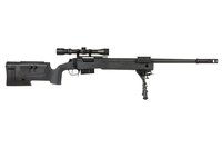 SA-S03 CORE&trade; Sniper Rifle Replica with Scope and Bipod - Black