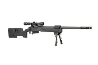 SA-S03 CORE&trade; Sniper Rifle Replica with Scope and Bipod - Black