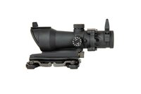 JJ AIROSFT ACOG Style 4x32 Scope Replica with Lighting and QD Mount - Black