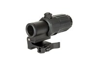 JJ AIRSOFT Magnifier 3x with Killflash Cover - Black