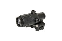 JJ AIRSOFT Magnifier 3x with Killflash Cover - Black