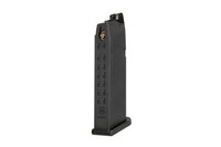 Green gas 22-bullet magazine for Glock 17 Gen 5 replicas