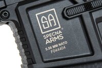 Specna Arms SA-F04-RL FLEX&trade; HAL ETU&trade; Light Ops/New Receiver airsoft Carbine Black