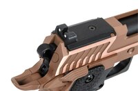 airsoft SRC Sahara Viper DUAL POWER pistol with CO2 magazine Flat Dark Earth
