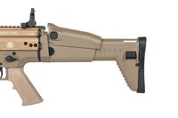 Cybergun x FN HERSTAL SCAR-H CQC Tan airsoft Assault Carbine