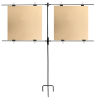 BO Gantry target holder paper adjustable