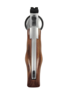 HOGUE GRIP 19320 S&amp;W K or L Frame Round Butt - Smooth - PAU FERRO - w/ Finger Grooves and Stripe Cap