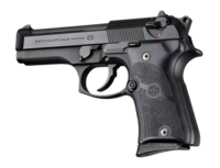 HOGUE GRIP  93010 Beretta  92 Compact Auto Rubber grip Panels Black