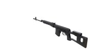 KING ARMS SVD Sniper Rifle Ultra Grade Black