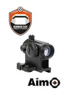 AIMO A1 replica collimator sight with QD and low mount - black