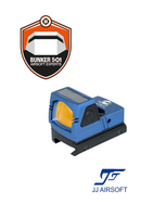 JJ AIRSOFT Collimator xFORCE MINI Solar Powered Blue