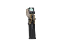 ARCTURUS Vanguard 5" Hi-Capa GBB Optics Ready  with ARS-1 red dot sight Half-Tan