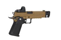 ARCTURUS Vanguard 4.3" Hi-Capa GBB OR met ARS-1 Red Dot + Compensator &ndash; Half-Tan