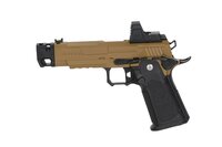 ARCTURUS Vanguard 4.3" Hi-Capa GBB OR met ARS-1 Red Dot + Compensator &ndash; Half-Tan