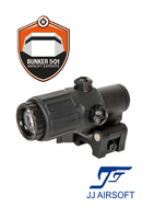 JJ AIRSOFT Magnifier 3x with Killflash Cover - Black