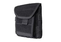 Administration panel with map pouch &ndash; BLACK