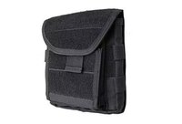 Administration panel with map pouch &ndash; BLACK