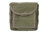 Administration panel with map pouch &ndash; OLIVE