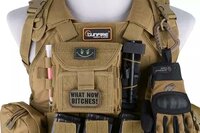 Administration panel with map pouch &ndash; OLIVE