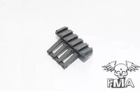 FMA One o'clock"  type opaque RIS rail - black"