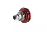 Aluminium piston head with bearing