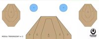 Drill-2 Shooting Targets - 50 Pcs