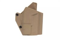 Composite Holster for G17 Replicas with Tactical Flashlight - Dark Earth