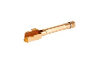 Outer, threaded barrel for G17 airsoft gun - gold