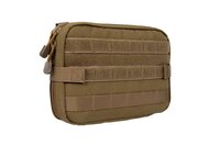 Large Administration Pouch with a Map Holder - Tan