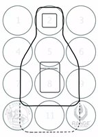 FBI KSI Shooting Targets - 500 pcs