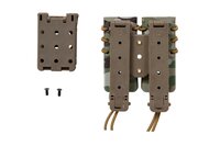 Carrier for 2 9mm magazines Wosport Urban Assault Long Quick Pull Multicam