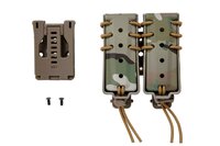 Carrier for 2 9mm magazines Wosport Urban Assault Long Quick Pull Multicam