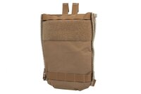 Back panel for Wosport hydration cartridge Coyote Brown