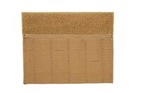 Molle panel for Wosport Chest Rig waistcoats Coyote Brown