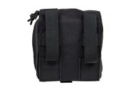 Wosport First aid kit with Molle panel Black