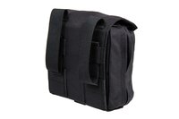 Wosport First aid kit with Molle panel Black