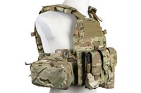 EMERSON Gear 6094A Style Plate Carrier waistcoat with loader set Multicam