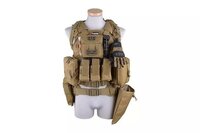 GFT Universal holster met magazine pouch - tan