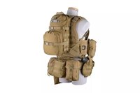 GFT Universal holster met magazine pouch - tan
