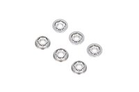 EZO SMF83 8mm set of 6 flanged ball bearings