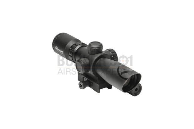 FIREFIELD FF13063 Barrage 1.5-5x32 Riflescope met Groen Laser