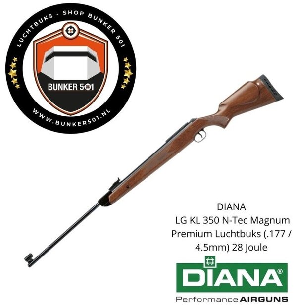 DIANA LG 350 N-Tec Magnum Premium Air Rifle (.177 / 4.5mm) 28 Joules