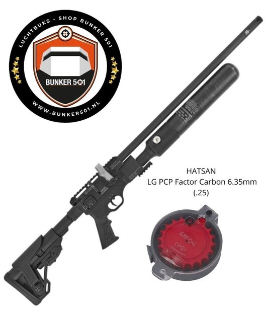 HATSAN PCP Factor Carbon 6.35mm (.25)