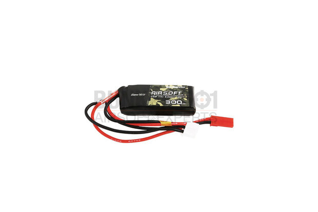 GENS ACE Airsoft battery LiPo 7,4V 300mAh 35C JST-SYP