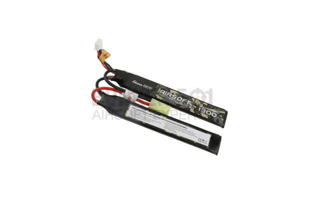 GENS ACE  Lipo 7.4v 1300mah Nunchuck Type (Tamiya)