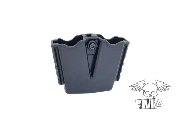 FMA Double Polymer Magazine Pouch For XDM - BLACK